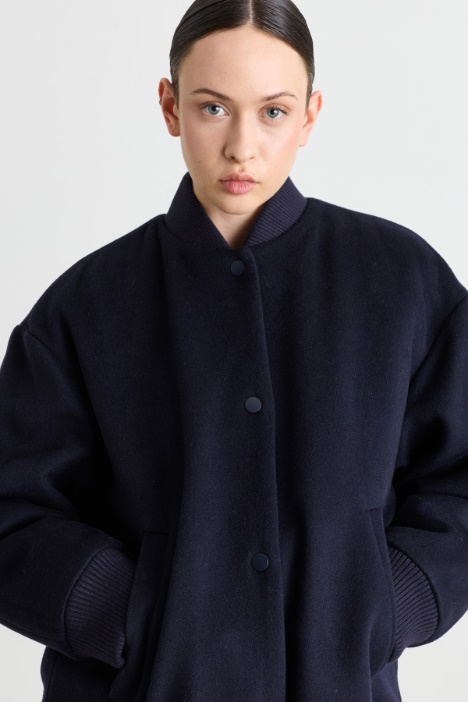 Bomber imbottito con patch