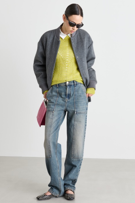 Bomber imbottito con patch - Intrend