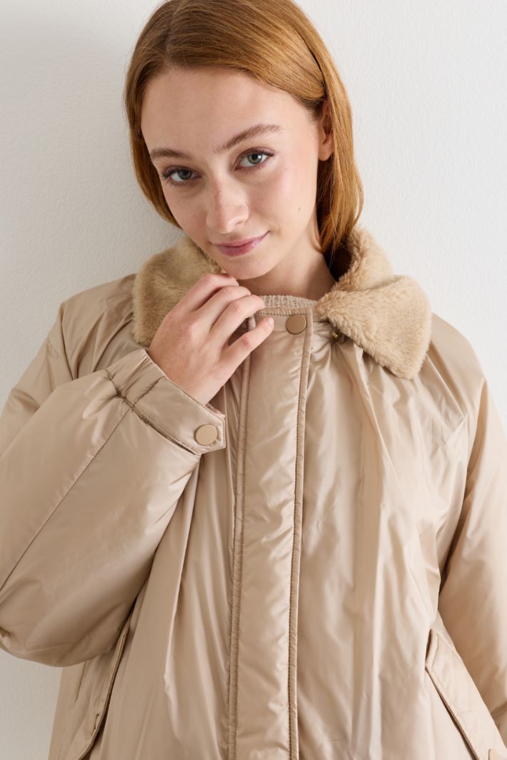 Imbottito in tela antigoccia - BEIGE - Intrend - 3