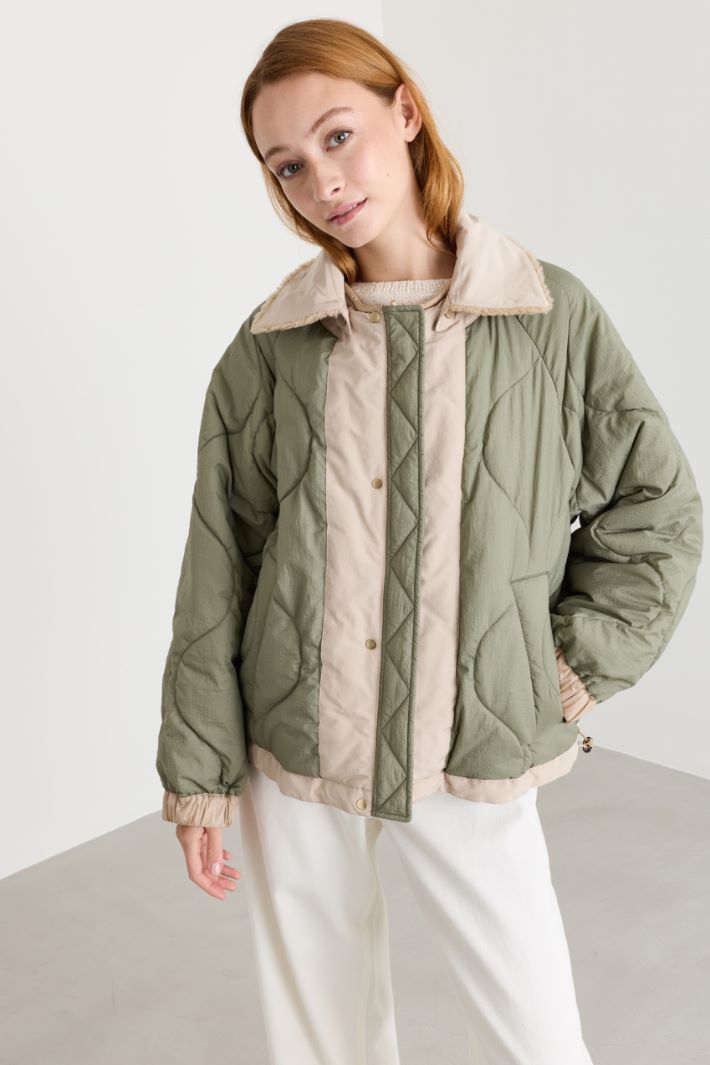 Imbottito in tela antigoccia - BEIGE - Intrend - 4