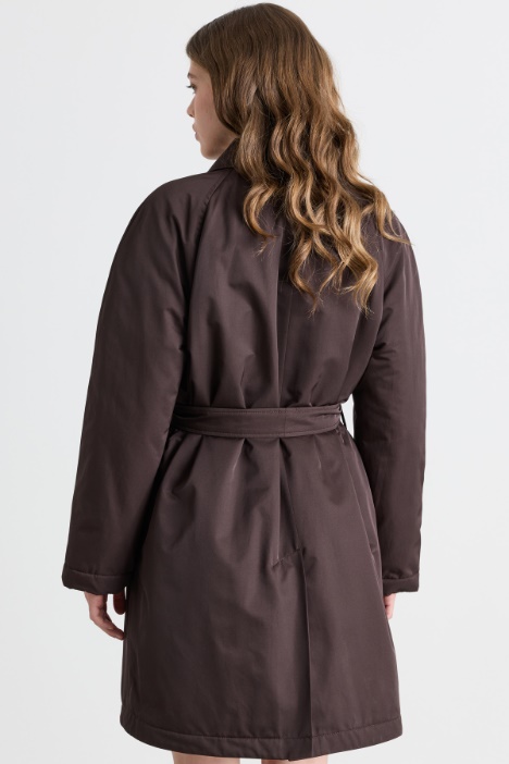 Trench imbottito antigoccia
