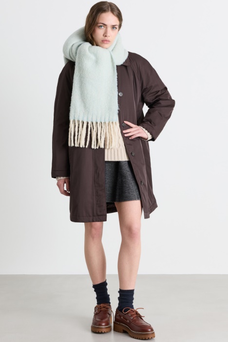 Padded water-repellent trench coat - Intrend