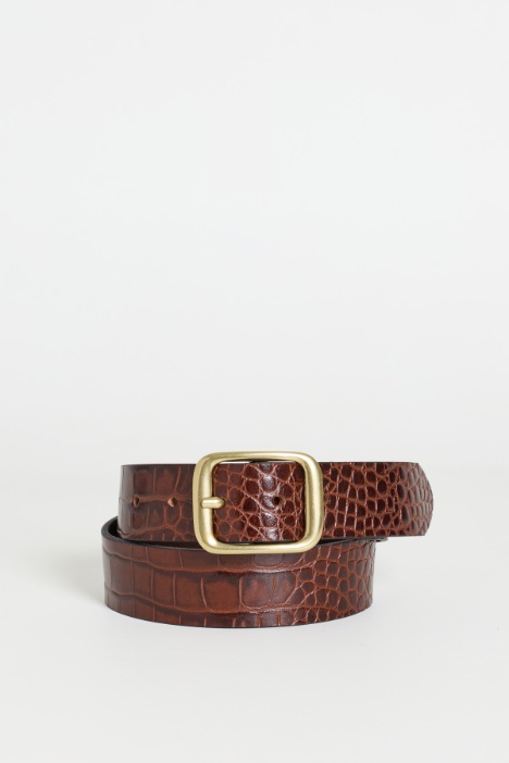 Ceinture façon crocodile - Intrend