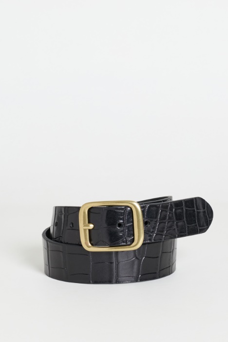 Ceinture façon crocodile - Intrend