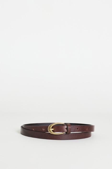 Cintura sottile in pelle - Intrend