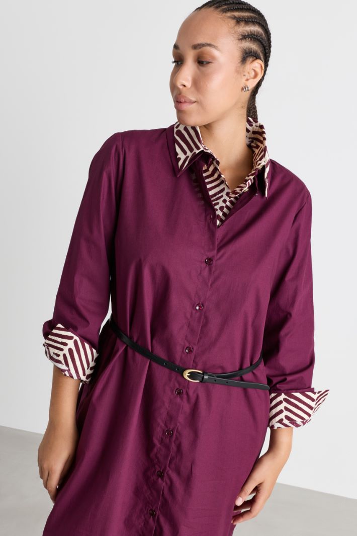 Cintura sottile in pelle - NERO - Intrend - 3
