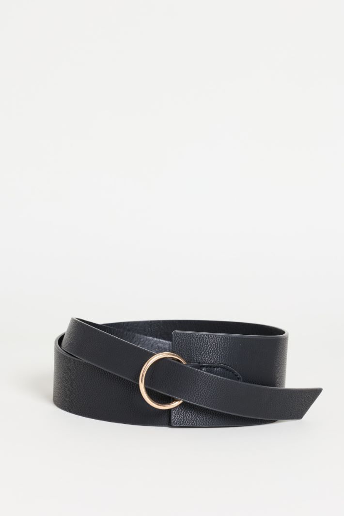 Centre-ring belt - BLACK - Intrend