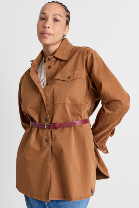Smooth leather belt - Intrend