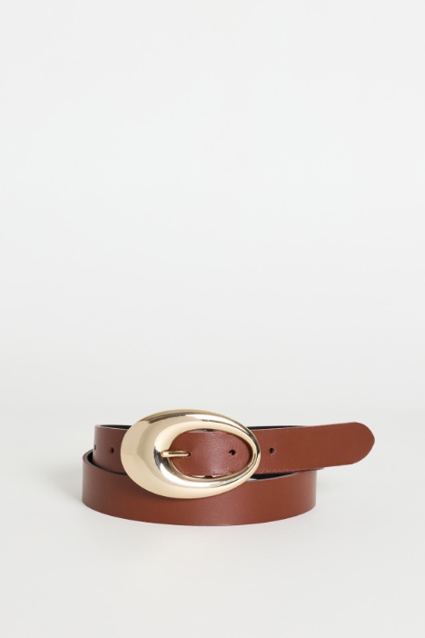 Oval buckle belt - Intrend