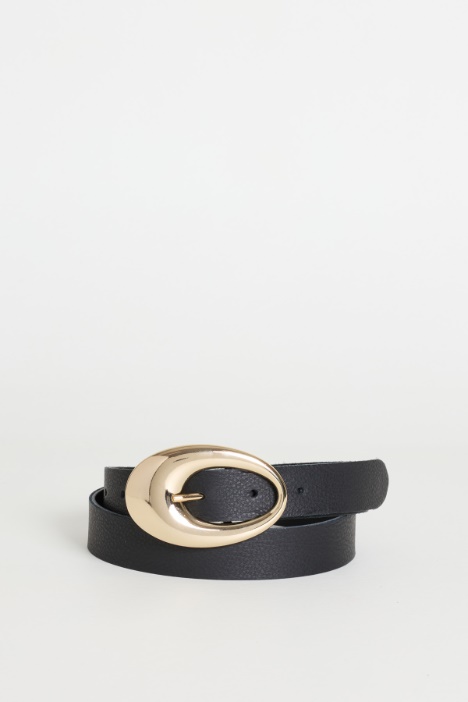 Oval buckle belt - Intrend