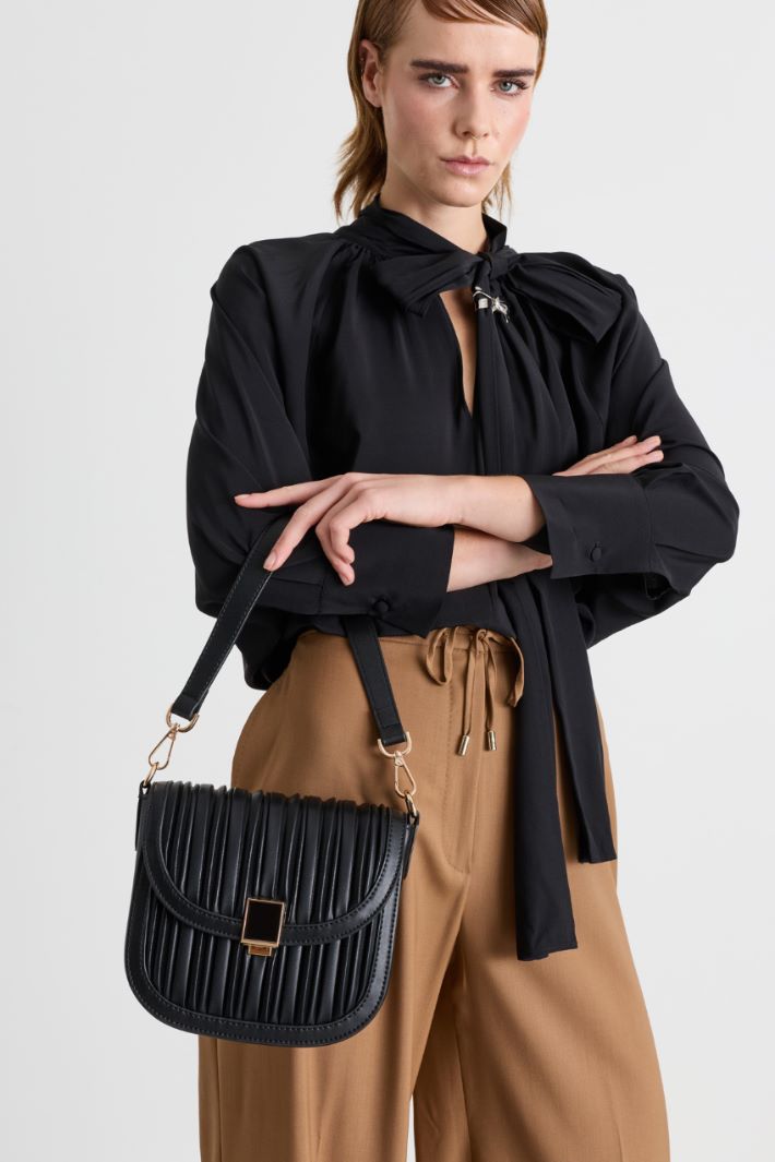 Borsa con tagli - NERO - Intrend - 5