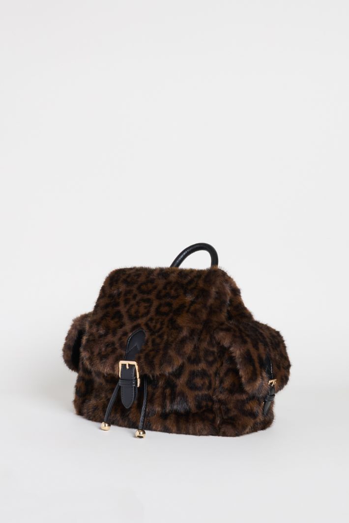 Soft Animal Print Backpack - ANIMAL - Intrend - 2