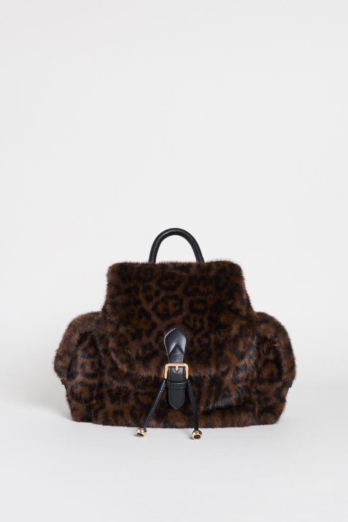 Soft Animal Print Backpack - ANIMAL - Intrend