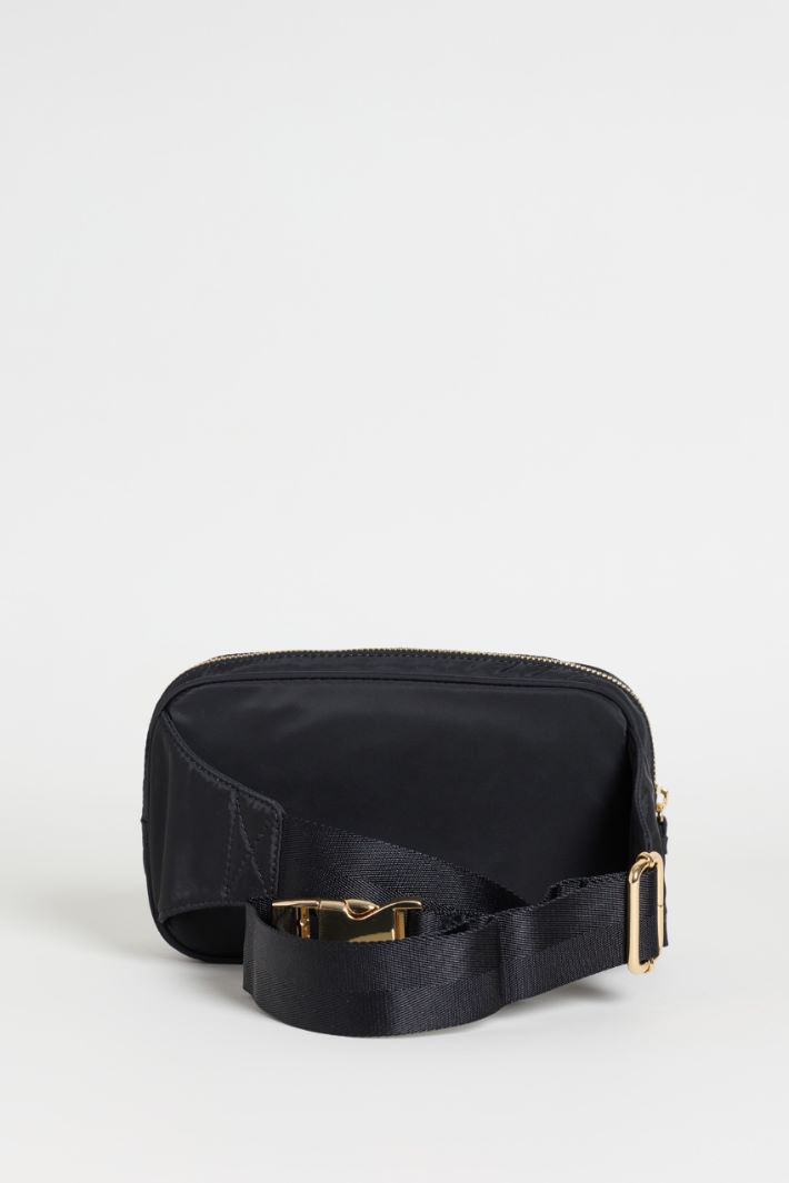 Technical fabric bum bag - BLACK - Intrend - 3