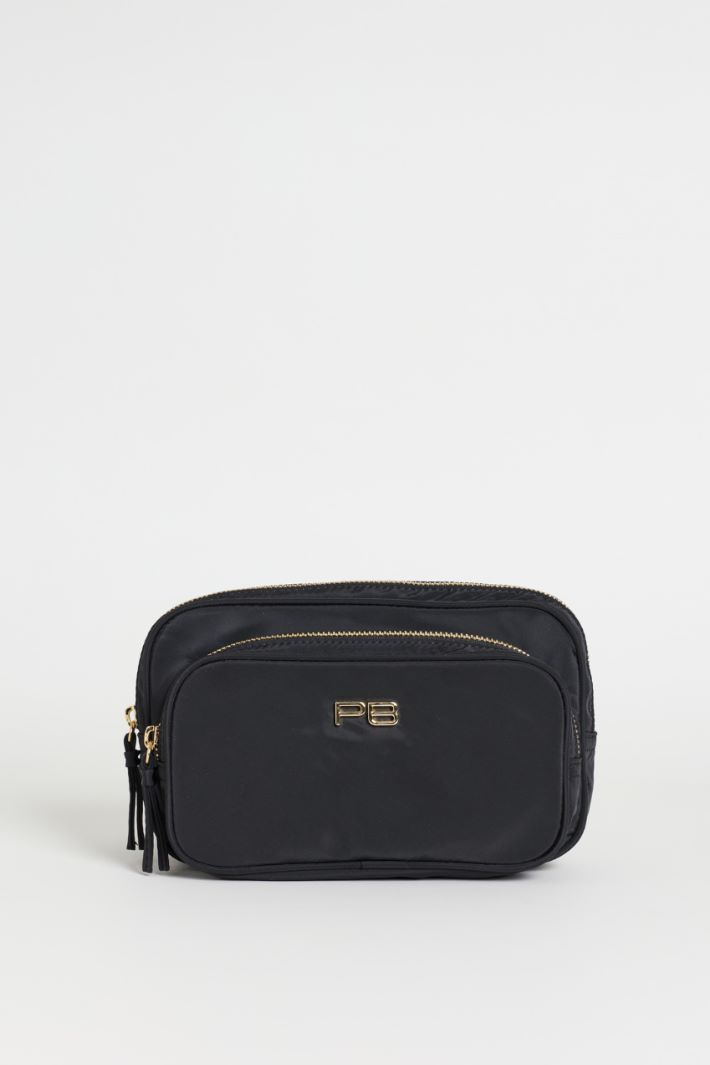 Technical fabric bum bag - BLACK - Intrend