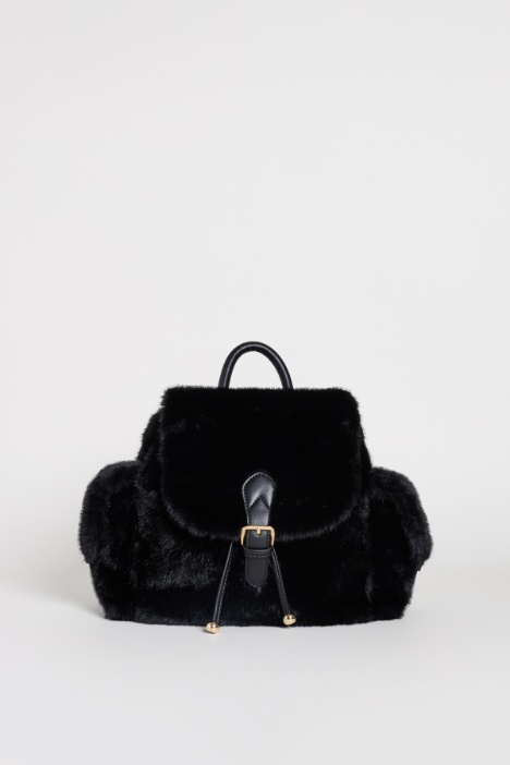 Soft, Cosy Fabric Backpack - Intrend