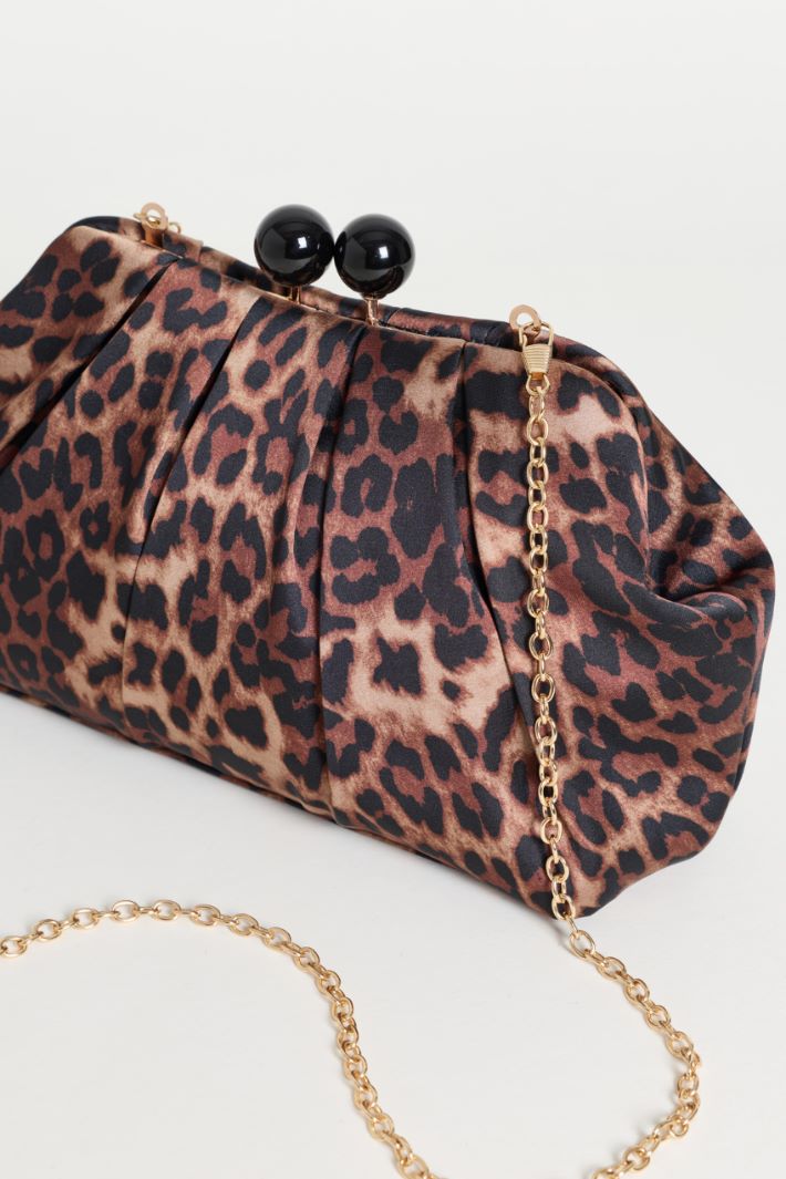 Pochette aus bedrucktem Stoff - ANIMAL - Intrend - 4