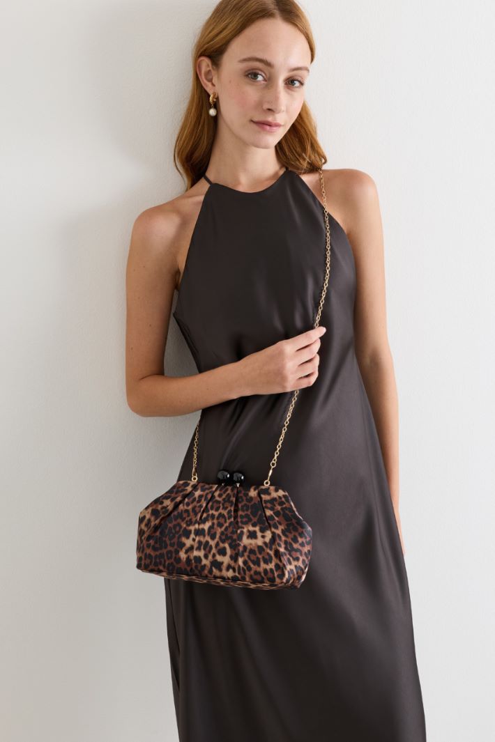 Pochette aus bedrucktem Stoff - ANIMAL - Intrend - 5