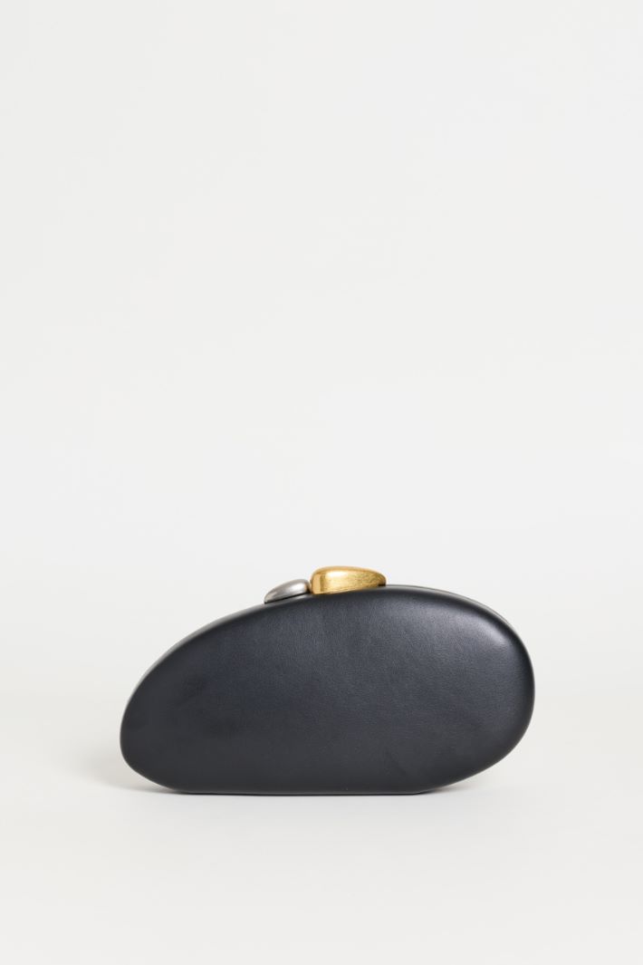 Oval clutch - BLACK - Intrend - 3