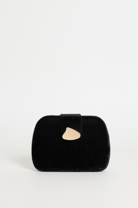 Velvet clutch bag - Intrend