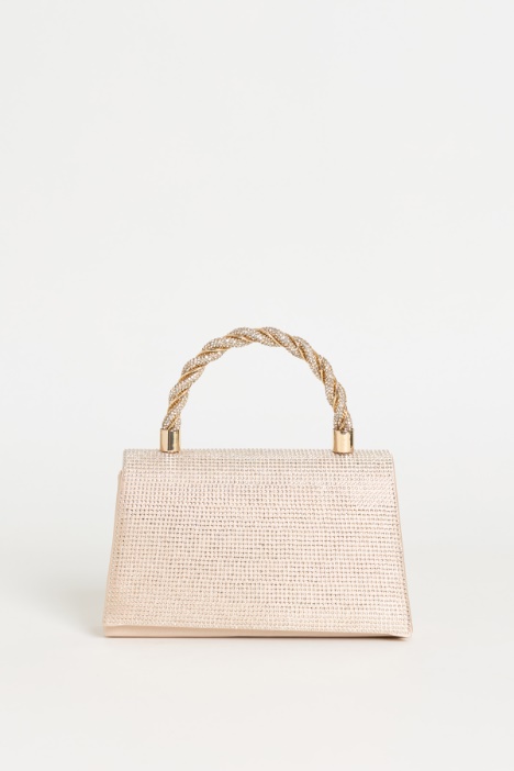 Rhinestone Clutch Bag - Intrend