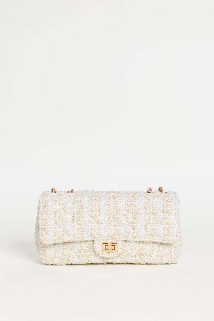 Borsa in tessuto trapuntato - BIANCO - Intrend