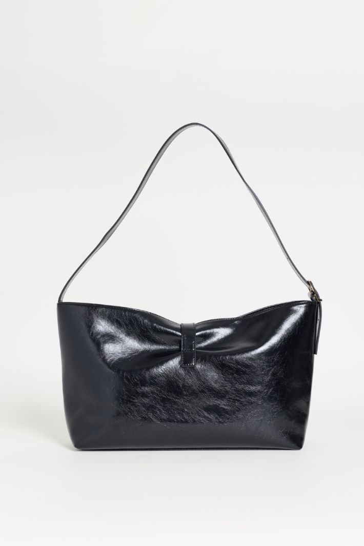 Buckle Strap Bag - BLACK - Intrend - 3