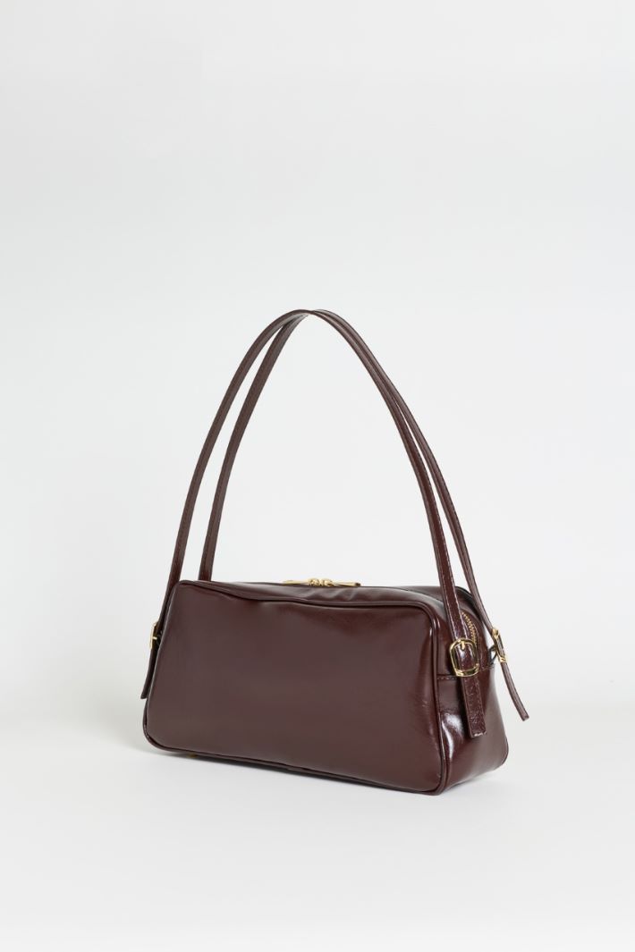 Borsa bauletto con doppio manico - MARRONE - Intrend - 2