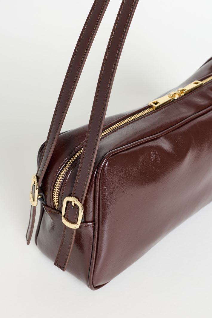 Borsa bauletto con doppio manico - MARRONE - Intrend - 4
