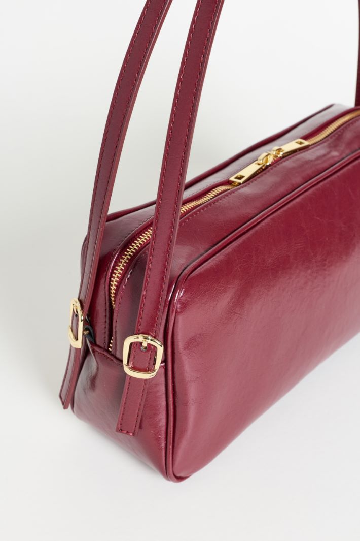 Borsa bauletto con doppio manico - ROSSO - Intrend - 4