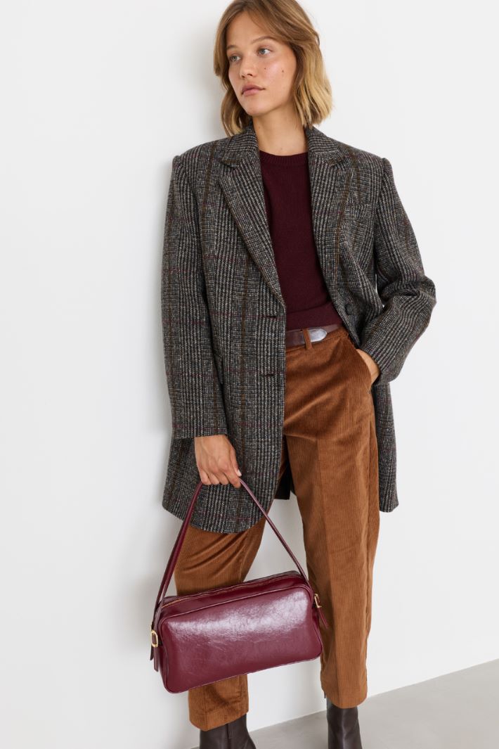 Borsa bauletto con doppio manico - ROSSO - Intrend - 5