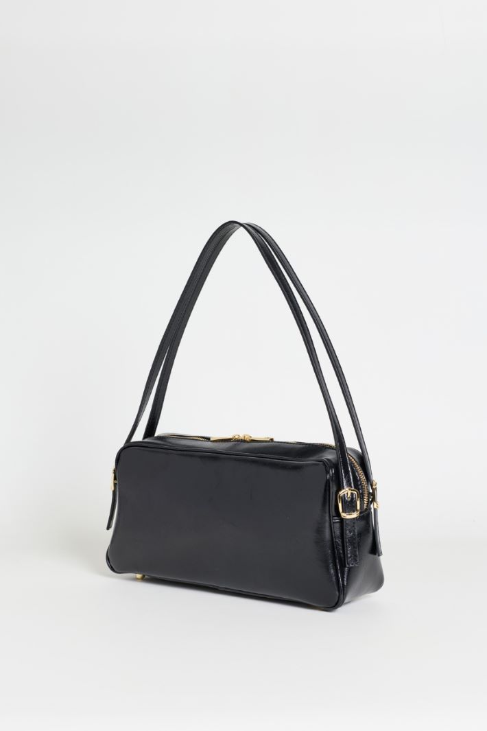 Borsa bauletto con doppio manico - NERO - Intrend - 2