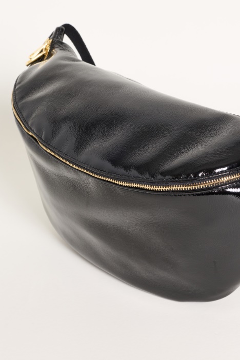 Borsa a tracolla in vernice