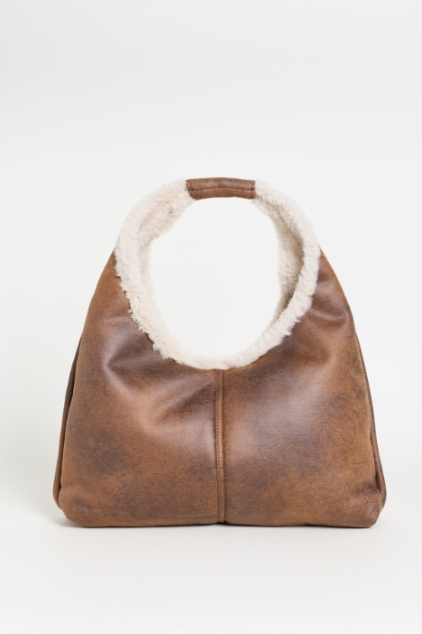 Lined Bag with a Vintage Finish - Intrend