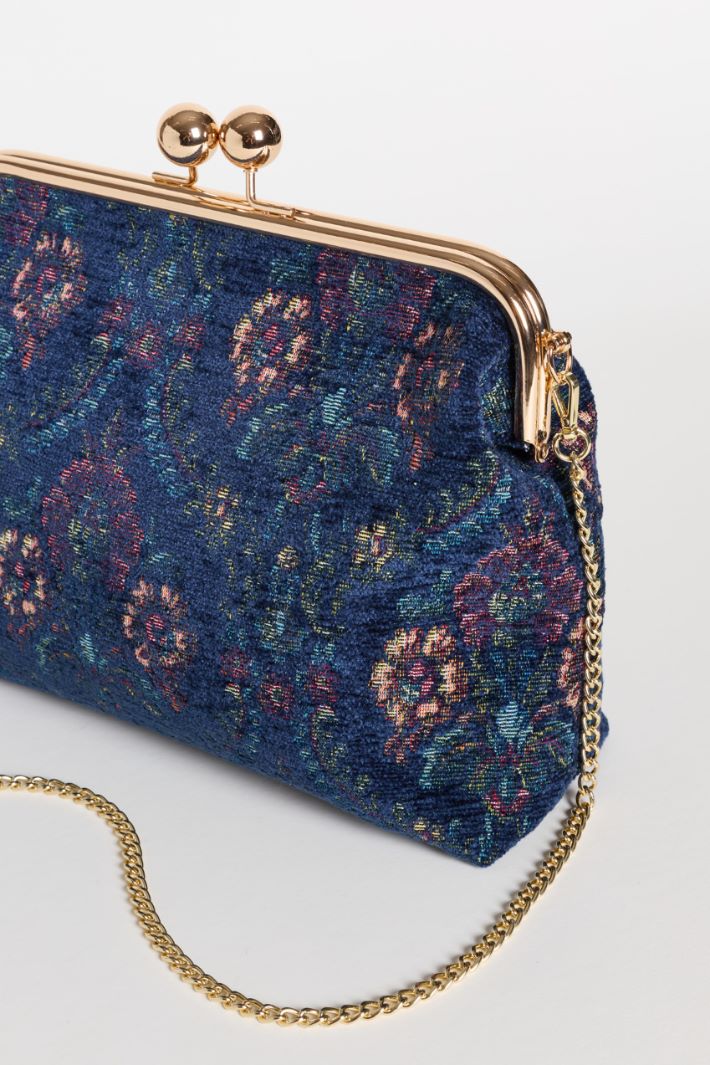 Maxi clutch fantasia - BLU - Intrend - 4
