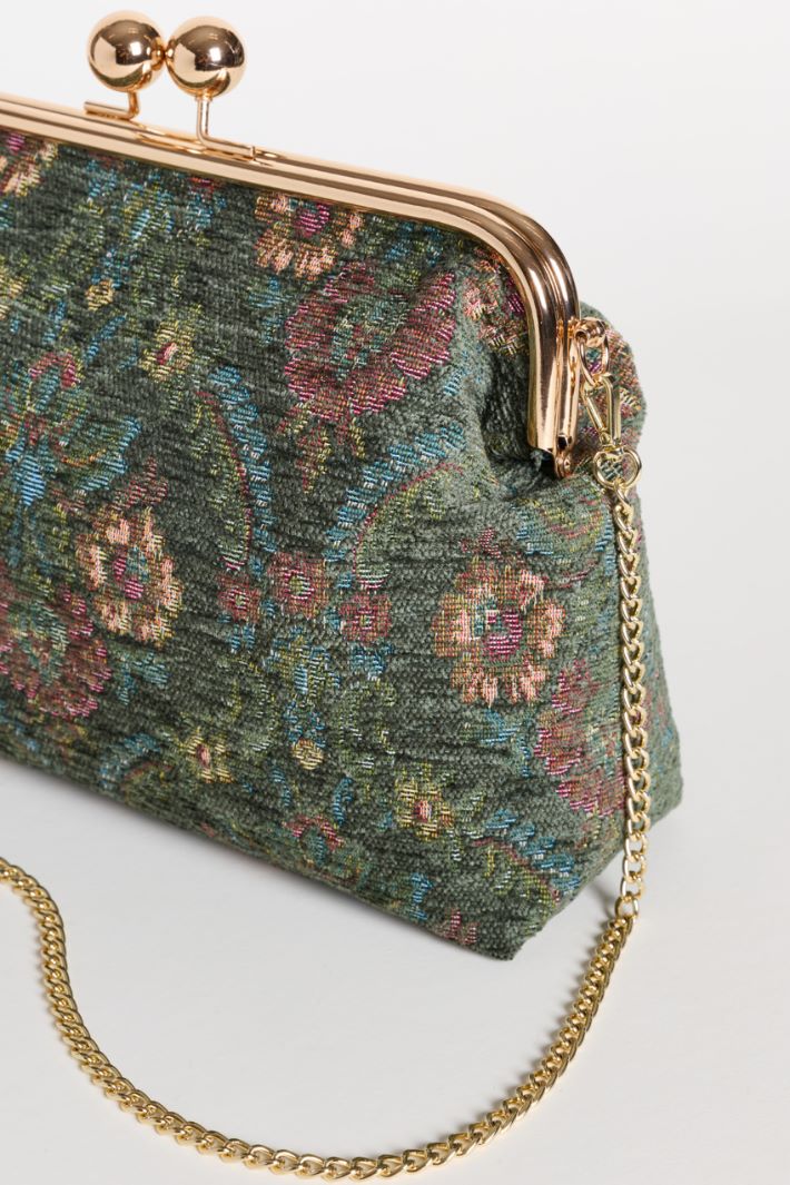 Maxi clutch fantasia - VERDE - Intrend - 4