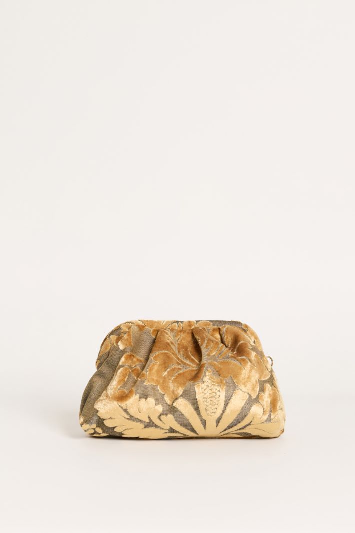 Jacquard Clutch - CAMEL - Intrend