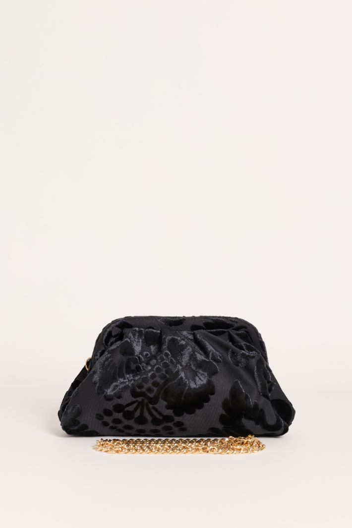 Jacquard Clutch - BLACK - Intrend - 3