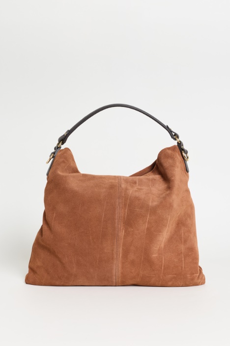 Borsa in pelle scamosciata - Intrend