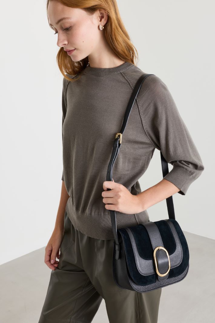 Borsa a tracolla - NERO - Intrend - 5