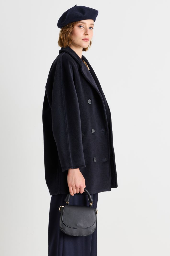 Mini crossbody in pelle - NERO - Intrend - 5