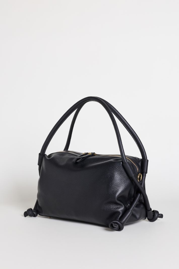 Borsa con doppio manico incrociato - NERO - Intrend - 2