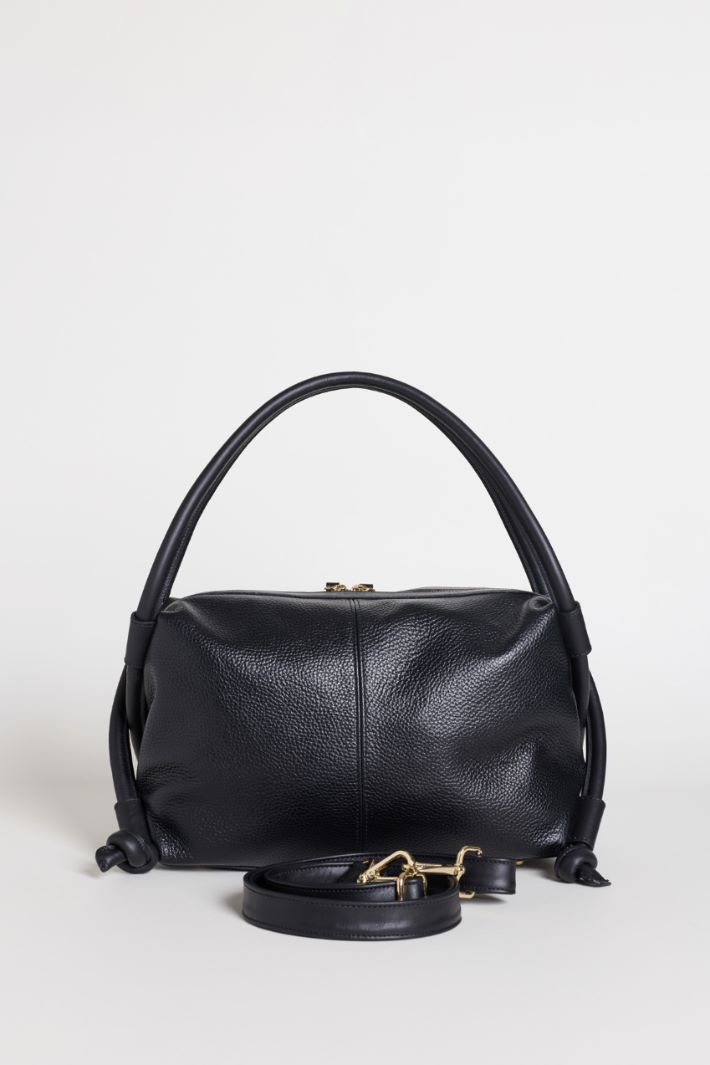 Borsa con doppio manico incrociato - NERO - Intrend - 3