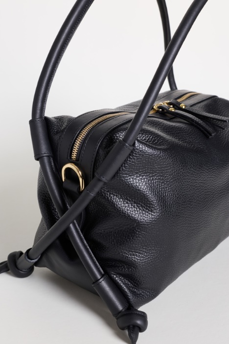Borsa con doppio manico incrociato