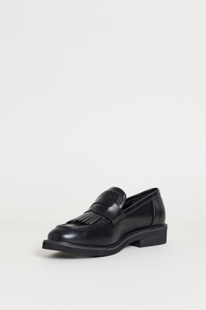 Mocassins à franges - NOIR - Intrend - 3