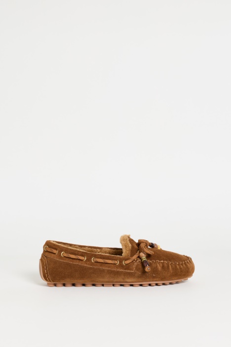 Leather driving loafers - Intrend