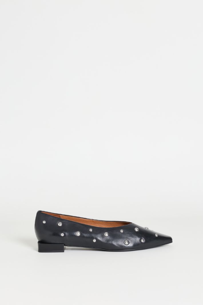 Ballerines à clous - NOIR - Intrend