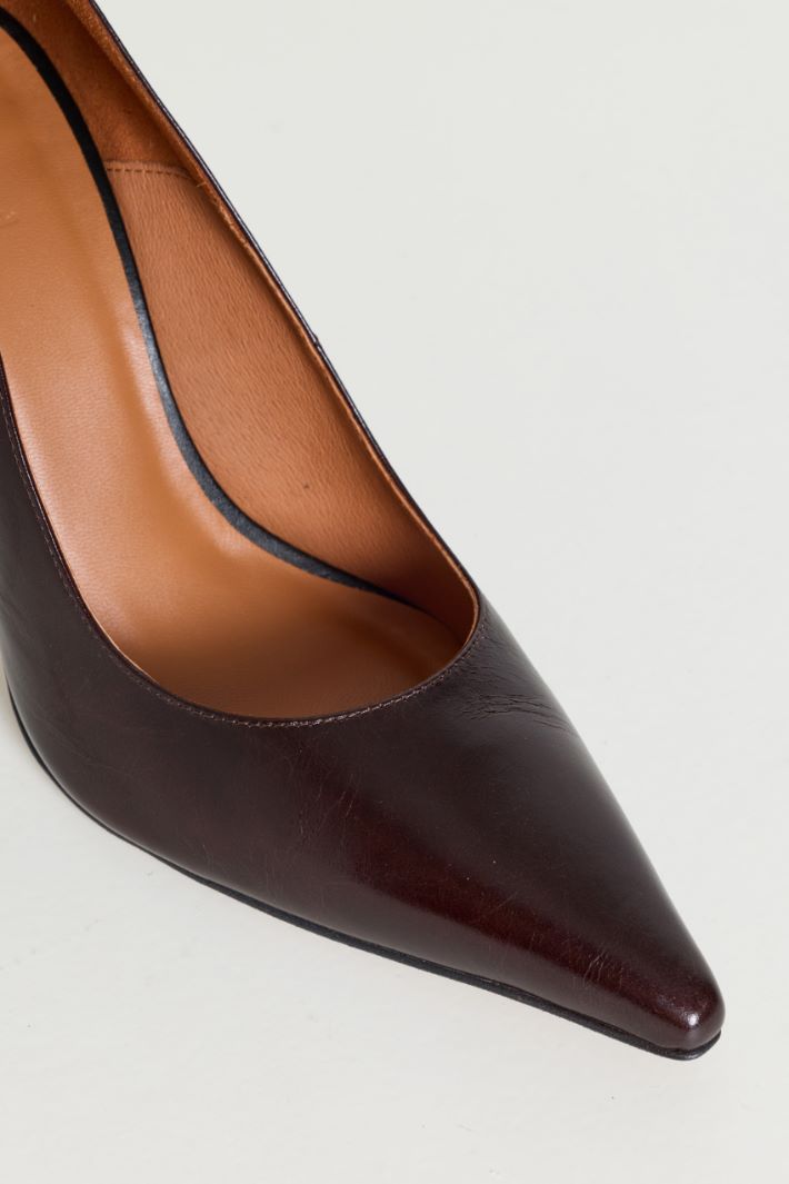 Décolleté con tacco alto - MARRONE - Intrend - 4