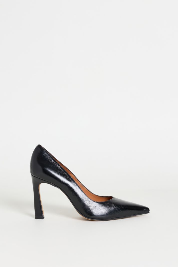 High-Heeled Court Shoes - BLACK - Intrend