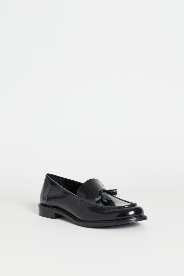 Loafer mit Quasten - SCHWARZ - Intrend - 2